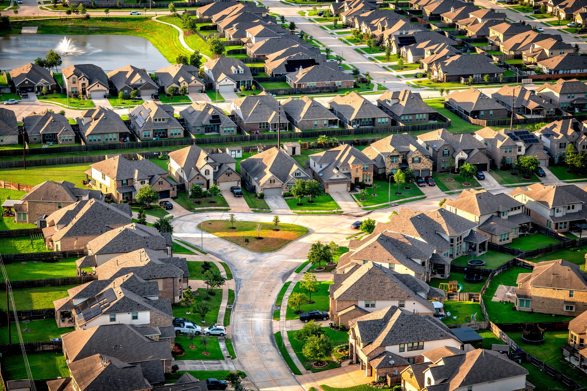 Suburban Houston Subdivision